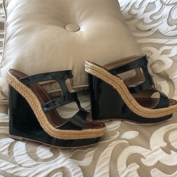 Louboutin Platform Wedge Sandal Espadrille - Picture 4 of 6
